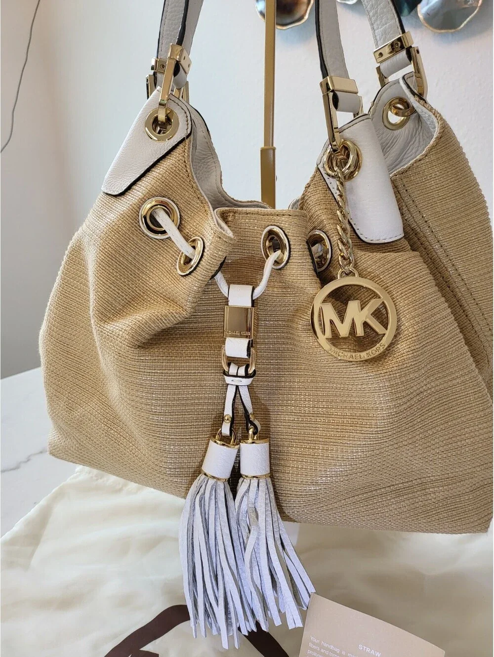 Lmt.Ed. Michael Kors Camden Large Drawstring Kate Mid. Shoulder Bag Purse EUC LN